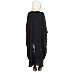 Designer Kaftan abaya with embroidery work-Black